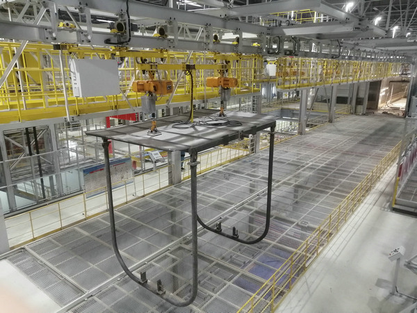 东风猛士前处理电泳EMS输送线